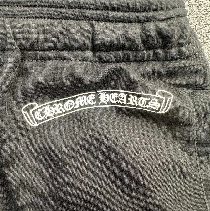 Chrome Hearts Chrome Hearts Black Cotton Embroidered Casual Pants 0089 Size US 28 / EU 44 - 4 Thumbnail