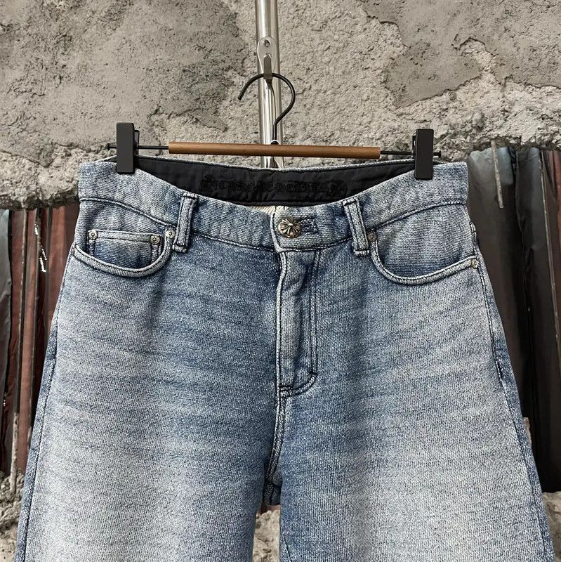 Chrome Hearts Chrome Hearts Light Blue Casual Pants for Men 0089 Size US 30 / EU 46 - 3 Thumbnail