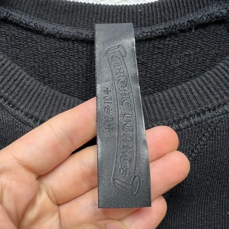 Chrome Hearts Chrome Hearts Black Cotton Logo Sweatshirt L 0089 Size US L / EU 52-54 / 3 - 4 Thumbnail