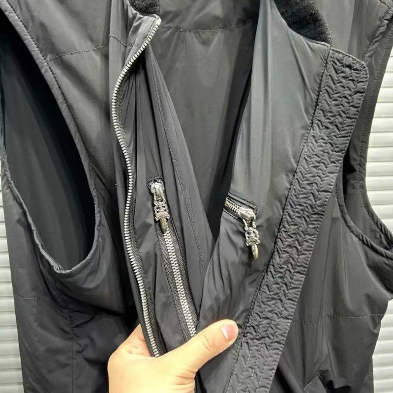 Chrome Hearts Chrome Hearts Black Cotton Sleeveless Jacket 0089 Size US L / EU 52-54 / 3 - 4 Thumbnail