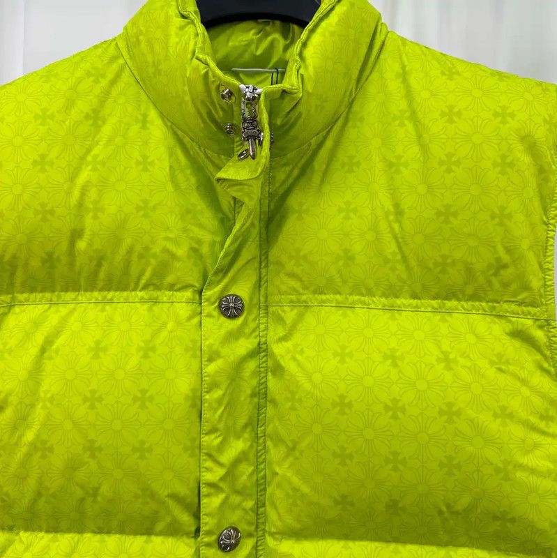 Chrome Hearts Chrome Hearts Bright Green Padded Vest 0089 Size US XL / EU 56 / 4 - 3 Thumbnail