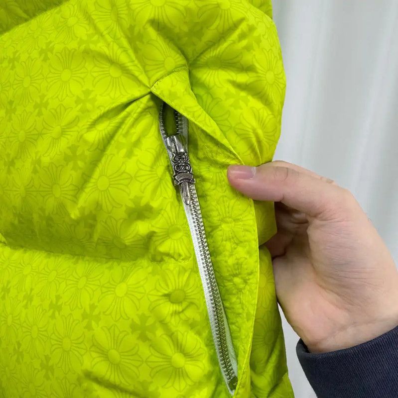 Chrome Hearts Chrome Hearts Bright Green Padded Vest 0089 Size US XL / EU 56 / 4 - 4 Thumbnail