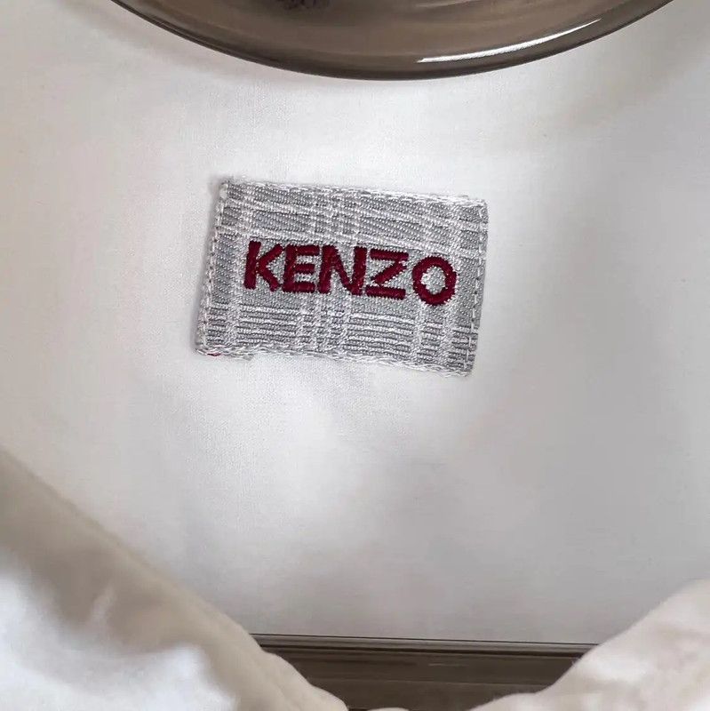 Kenzo KENZO White Cotton Long Sleeve Shirt for Men 0089 Size US S / EU 44-46 / 1 - 4 Thumbnail