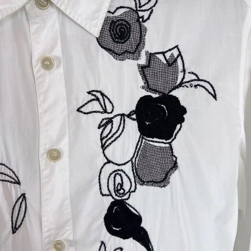 Kenzo KENZO White Cotton Long Sleeve Shirt for Men 0089 Size US S / EU 44-46 / 1 - 3 Thumbnail