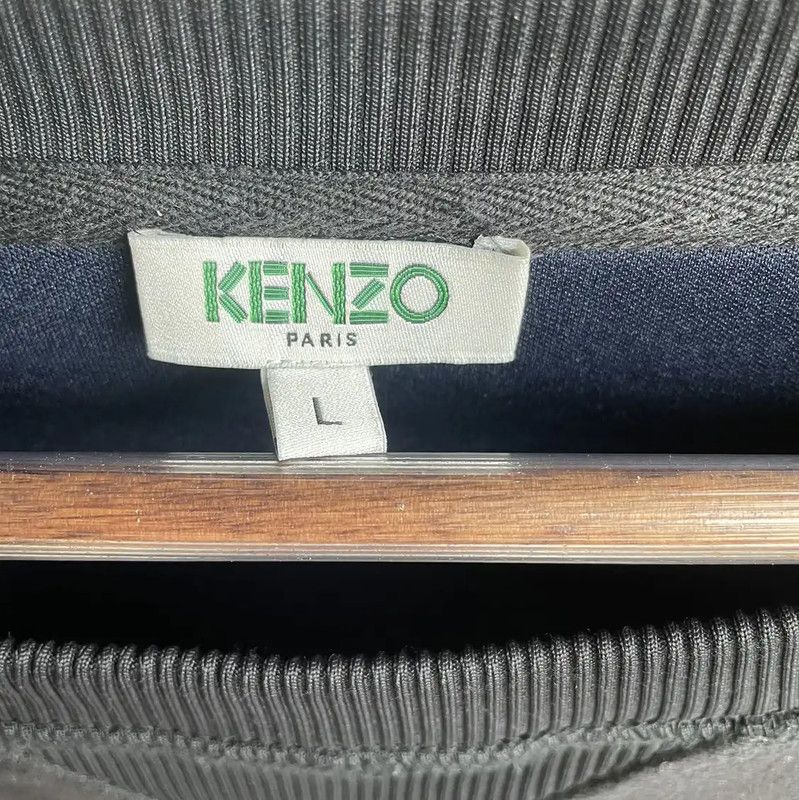 Kenzo KENZO Gray Graphic Men's Sweatshirt 0089 Size US L / EU 52-54 / 3 - 4 Thumbnail