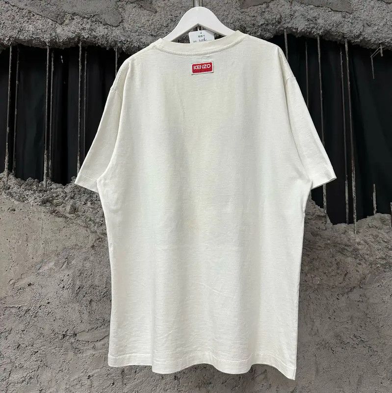 Kenzo KENZO Summer Logo White Cotton T-shirt 0089 Size US L / EU 52-54 / 3 - 2 Thumbnail