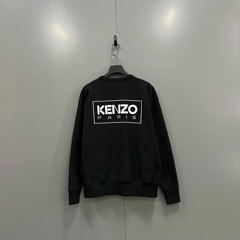 Kenzo Kenzo Black Logo Sweatshirt for Men 0089 Size US S / EU 44-46 / 1 - 3 Thumbnail