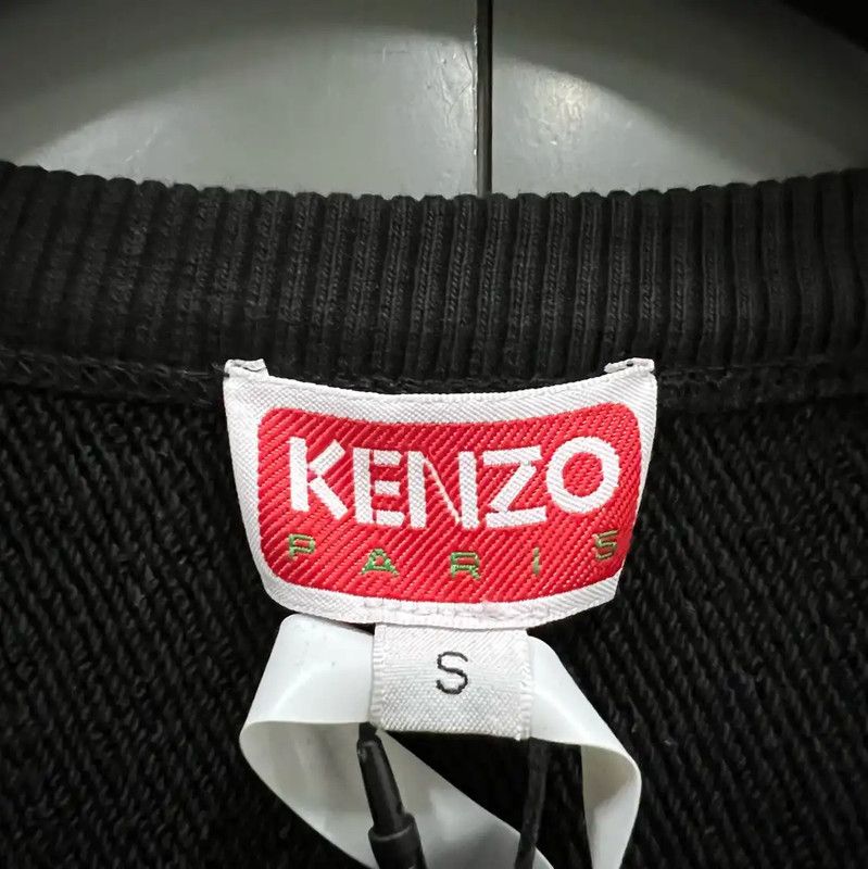 Kenzo Kenzo Black Logo Sweatshirt for Men 0089 Size US S / EU 44-46 / 1 - 2 Thumbnail