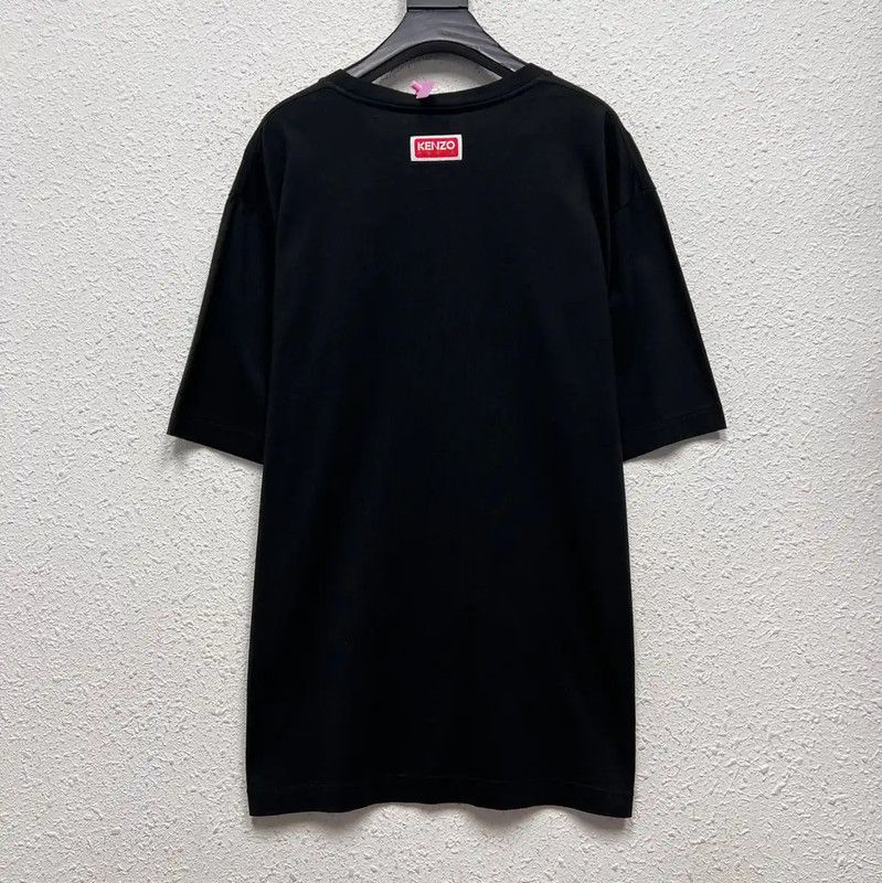 Kenzo Kenzo Black Cotton Printed T-Shirt for Men 0089 Size US XL / EU 56 / 4 - 2 Thumbnail