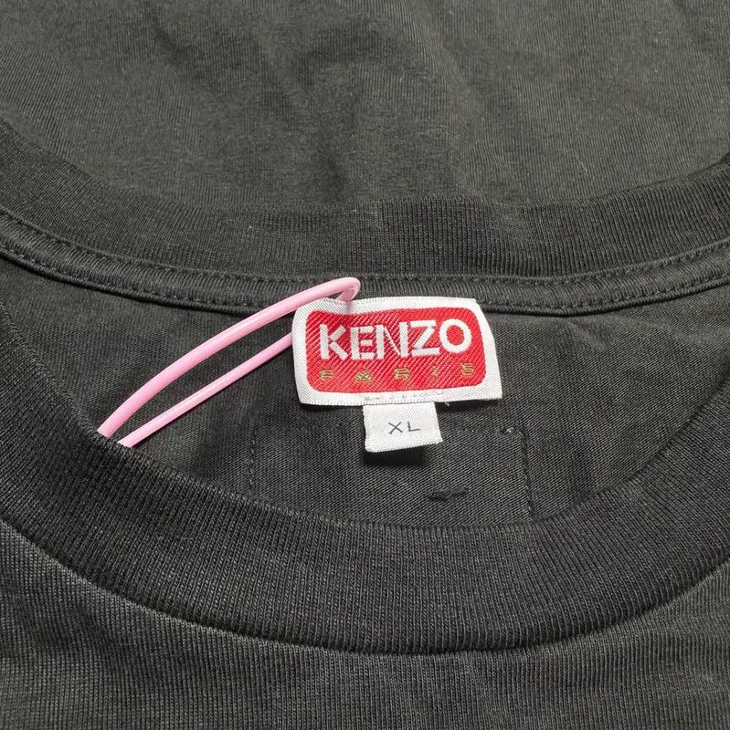 Kenzo Kenzo Black Cotton Printed T-Shirt for Men 0089 Size US XL / EU 56 / 4 - 4 Thumbnail