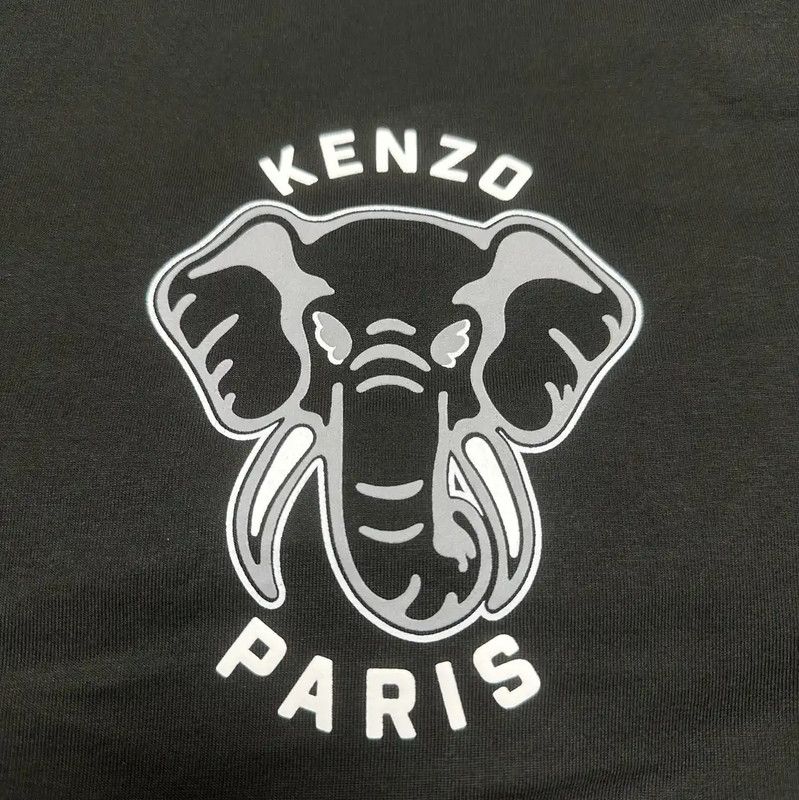 Kenzo Kenzo Black Cotton Printed T-Shirt for Men 0089 Size US XL / EU 56 / 4 - 3 Thumbnail