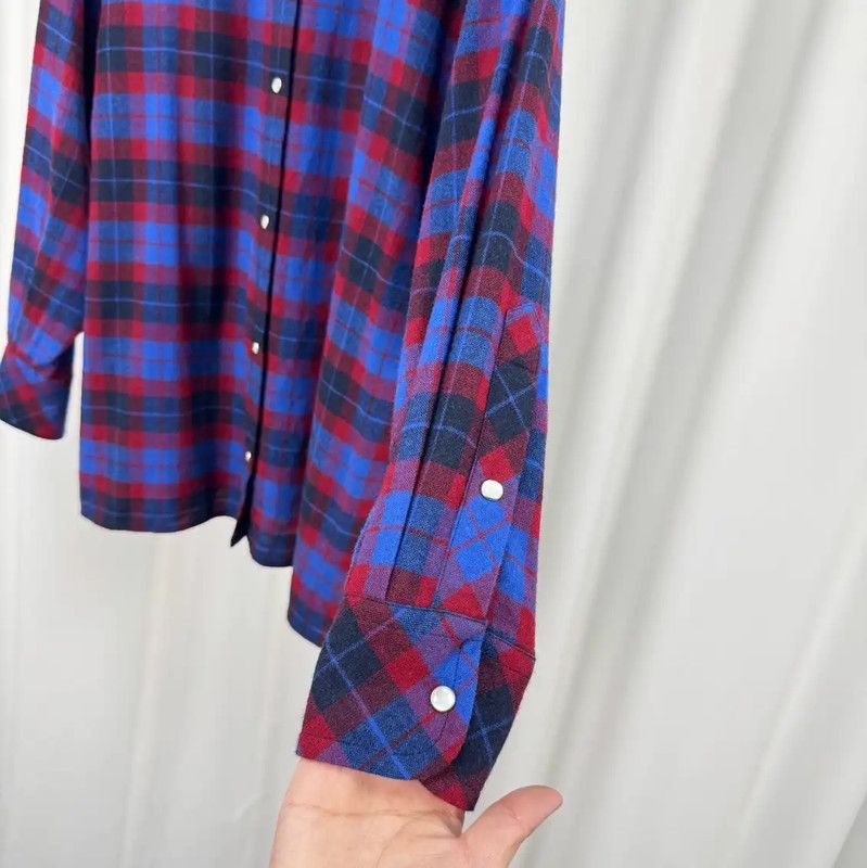 Kenzo KENZO Multicolor Wool Blend Embroidered Logo Shirt 0089 Size US S / EU 44-46 / 1 - 4 Thumbnail