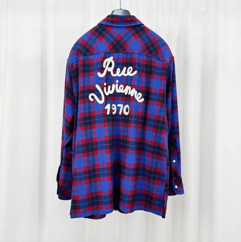 Kenzo KENZO Multicolor Wool Blend Embroidered Logo Shirt 0089 Size US S / EU 44-46 / 1 - 2 Thumbnail