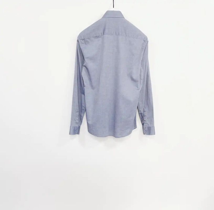 Kenzo Kenzo Light Blue Men's Long Sleeve Shirt 0089 Size US S / EU 44-46 / 1 - 2 Thumbnail