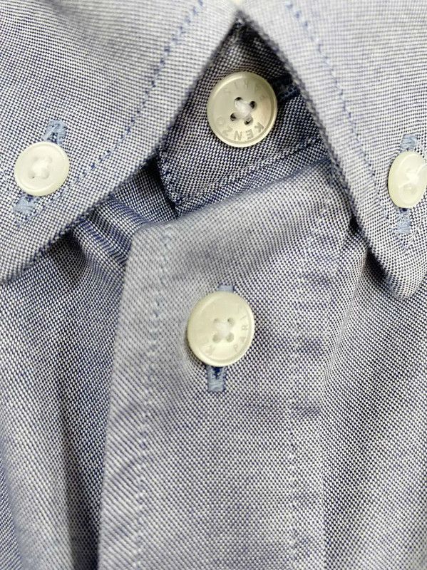 Kenzo Kenzo Light Blue Men's Long Sleeve Shirt 0089 Size US S / EU 44-46 / 1 - 6 Thumbnail