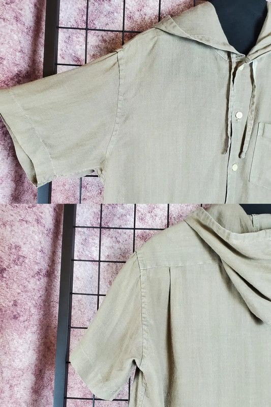 Kenzo Kenzo Summer Gray Short Sleeve Hooded Cardigan 0089 Size US M / EU 48-50 / 2 - 4 Thumbnail