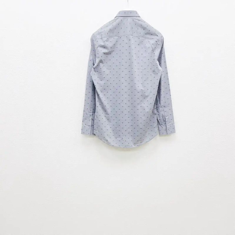 Kenzo KENZO Men's Long Sleeve Shirt in Dark Gray 0089 Size US M / EU 48-50 / 2 - 2 Thumbnail