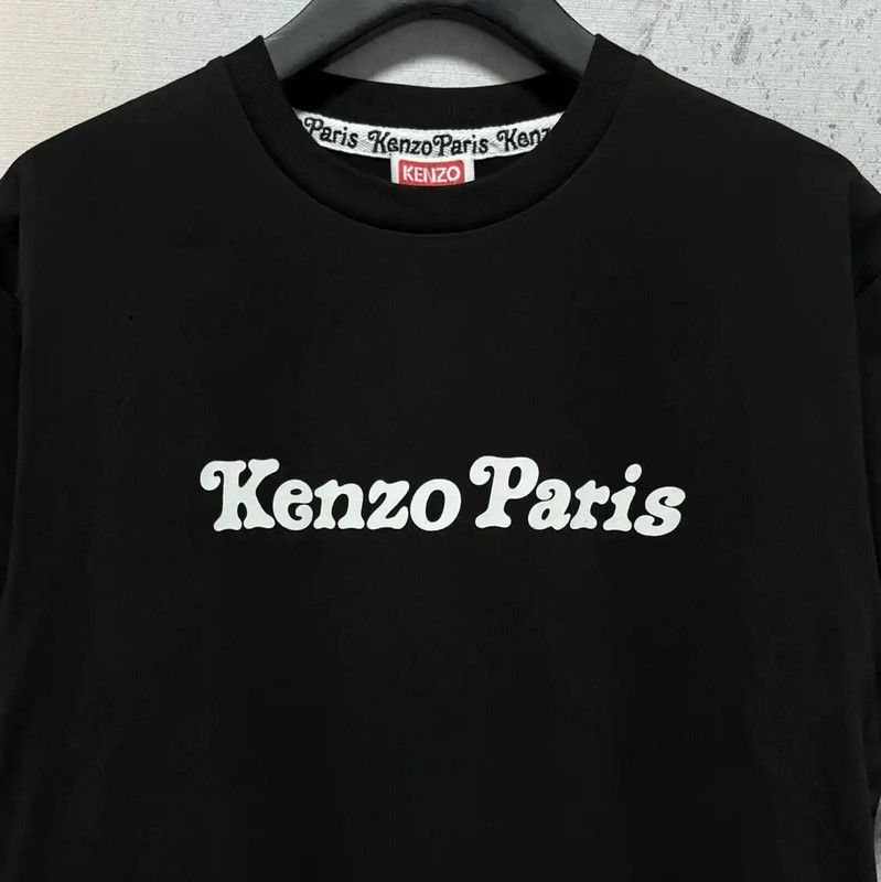 Kenzo Kenzo Black Cotton Logo T-Shirt for Men 0089 Size US M / EU 48-50 / 2 - 4 Thumbnail