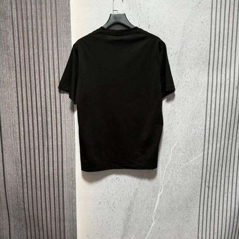 Kenzo KENZO Black Cotton Embroidered Logo T-Shirt 0089 Size US M / EU 48-50 / 2 - 2 Thumbnail