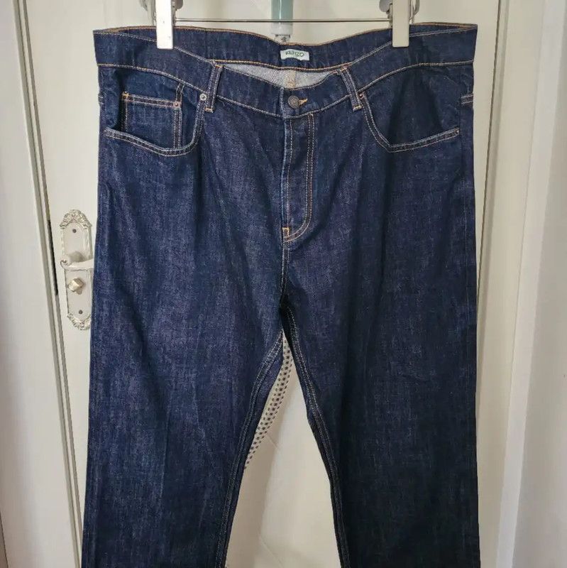 Kenzo Kenzo Casual Deep Blue Denim Trousers 0089 Size US 44 / EU 60 - 2 Thumbnail
