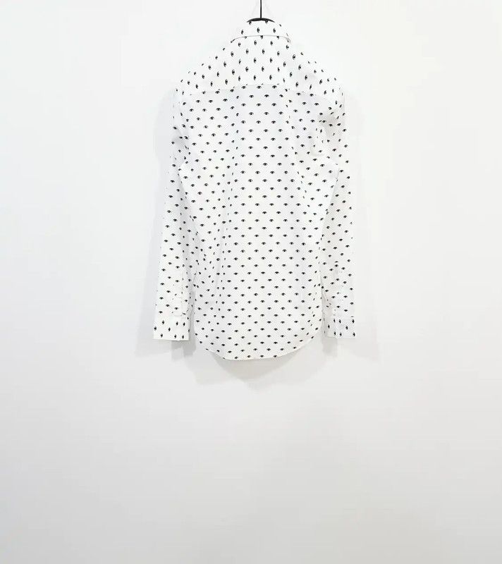 Kenzo KENZO Men's Long Sleeve White Shirt 0089 Size US S / EU 44-46 / 1 - 2 Thumbnail