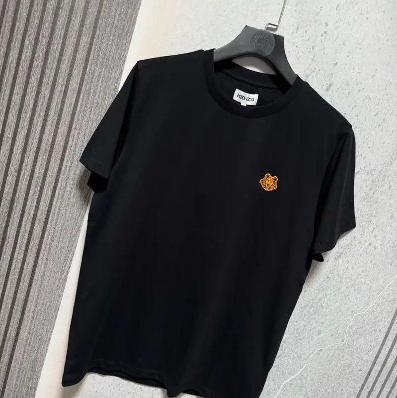 Kenzo KENZO Black Cotton Logo T-Shirt for Men 0089 Size US L / EU 52-54 / 3 - 5 Thumbnail