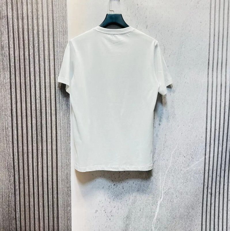 Kenzo Kenzo White Cotton Logo T-Shirt for Men 0089 Size US L / EU 52-54 / 3 - 2 Thumbnail
