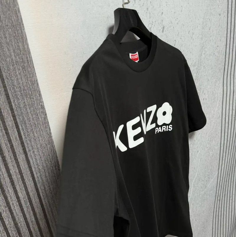 Kenzo KENZO Summer Black Cotton Logo T-Shirt 0089 Size US L / EU 52-54 / 3 - 3 Thumbnail