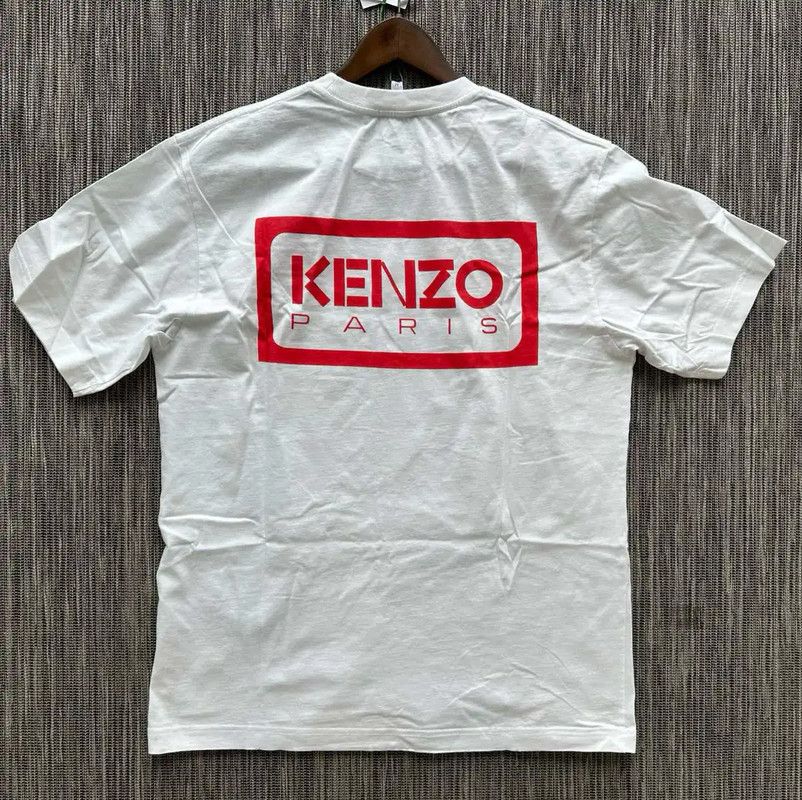 Kenzo KENZO White Cotton Embroidered T-Shirt 0089 Size US M / EU 48-50 / 2 - 5 Thumbnail