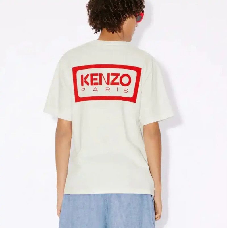 Kenzo KENZO White Cotton Embroidered T-Shirt 0089 Size US M / EU 48-50 / 2 - 7 Thumbnail