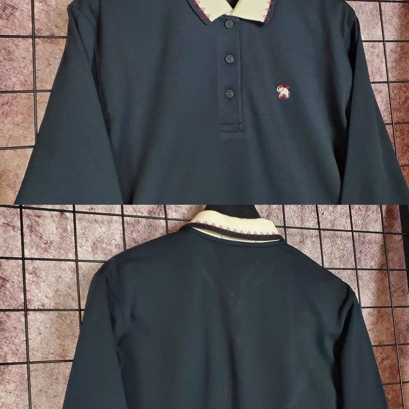 Kenzo KENZO Long Sleeve Polo Shirt for Men 0089 Size US M / EU 48-50 / 2 - 4 Thumbnail