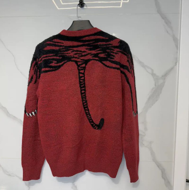 Kenzo KENZO Men's Long Sleeve Graphic Sweater in Rose Red 0089 Size US L / EU 52-54 / 3 - 2 Thumbnail