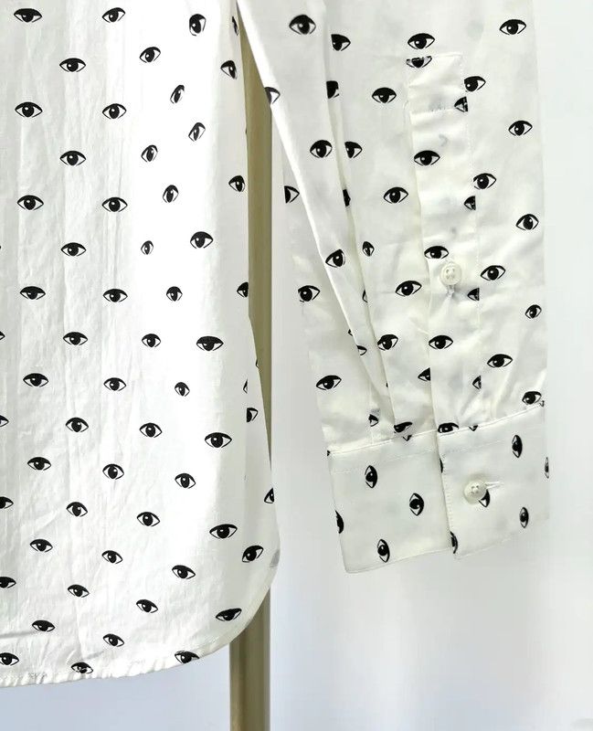Kenzo KENZO Men's Long Sleeve Cotton Shirt 0089 Size US M / EU 48-50 / 2 - 5 Thumbnail