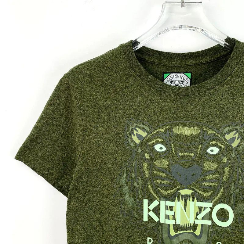 Kenzo KENZO Green Cotton Men's T-Shirt 0089 Size US S / EU 44-46 / 1 - 3 Thumbnail