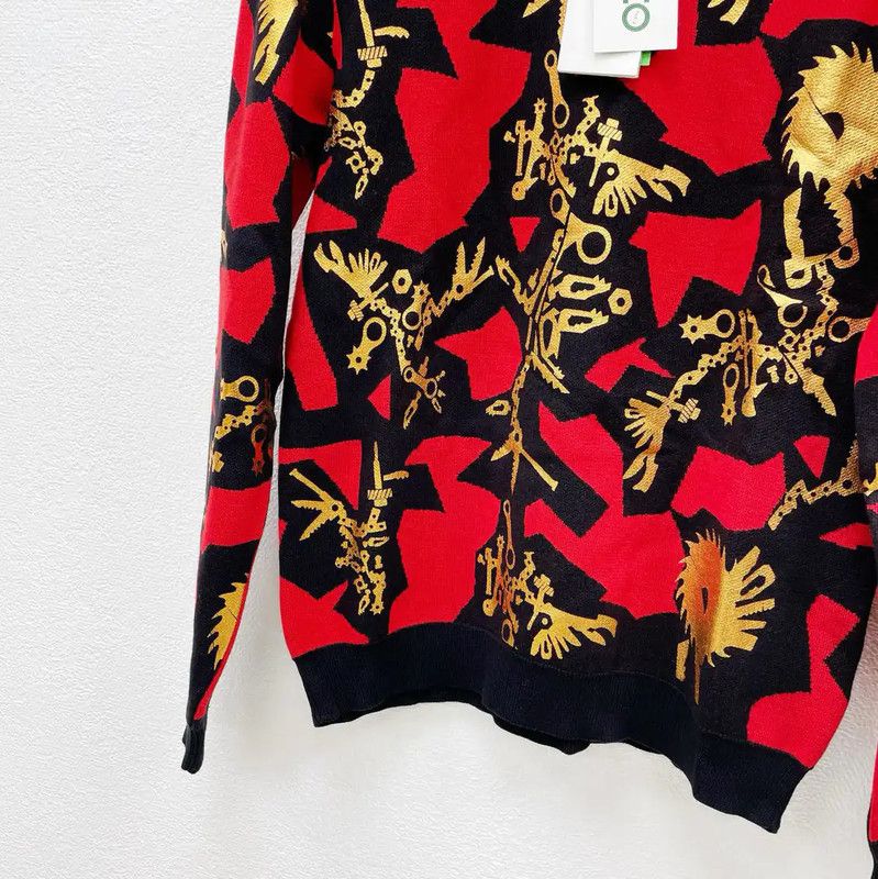 Kenzo KENZO Wool Blend Long Sleeve Sweater 0089 Size US M / EU 48-50 / 2 - 4 Thumbnail
