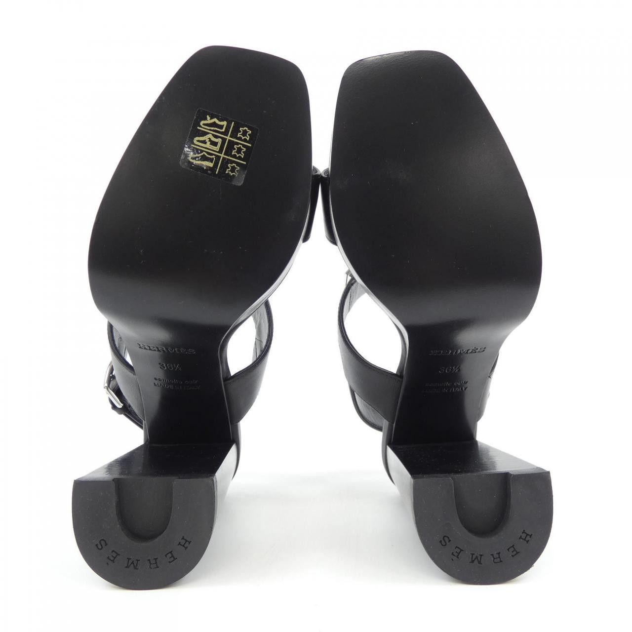 Hermes Hermes Hermes Ilona Kelly Buckle Sandals Leather Shoes DUTY FREE for USA Size ONE SIZE - 4 Thumbnail