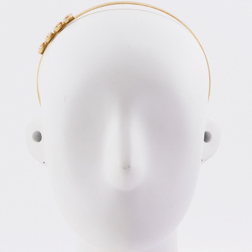 Chanel Chanel Chanel COCO Headband Accessory Metal Other 01A DUTY FREE for USA Size ONE SIZE - 4 Thumbnail