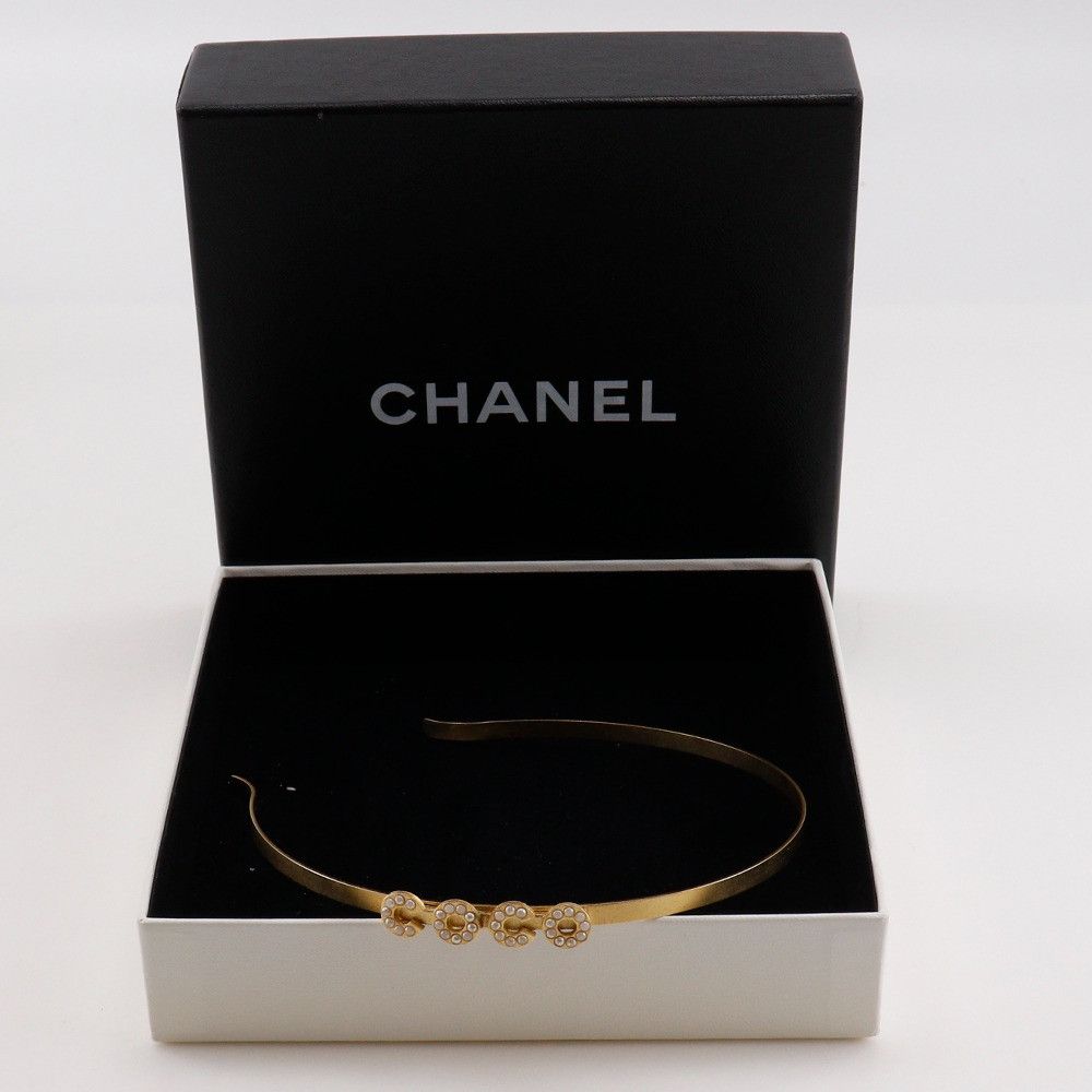 Chanel Chanel Chanel COCO Headband Accessory Metal Other 01A DUTY FREE for USA Size ONE SIZE - 11 Thumbnail
