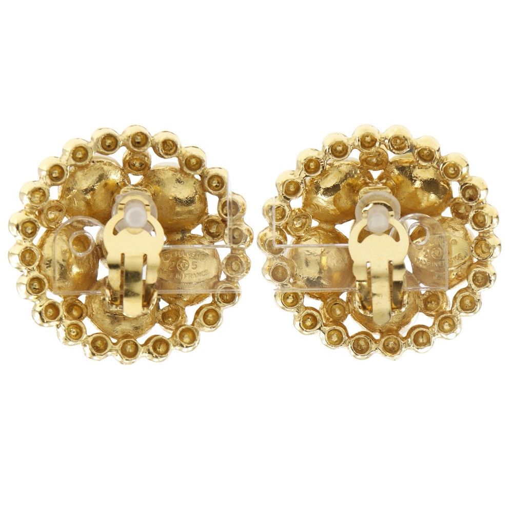 Chanel Chanel Chanel Vintage Earrings Metal Earrings DUTY FREE for USA Size ONE SIZE - 3 Thumbnail