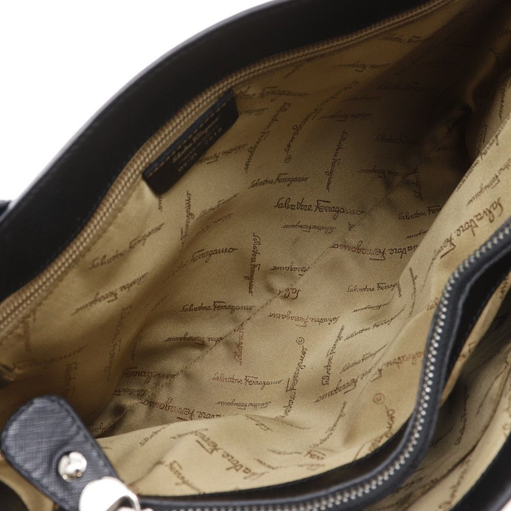 Salvatore Ferragamo Salvatore Ferragamo Salvatore Ferragamo Gancini Saffiano Handbag Leather Handbag DY-21 7814 DUTY FREE for USA Size ONE SIZE - 6 Thumbnail