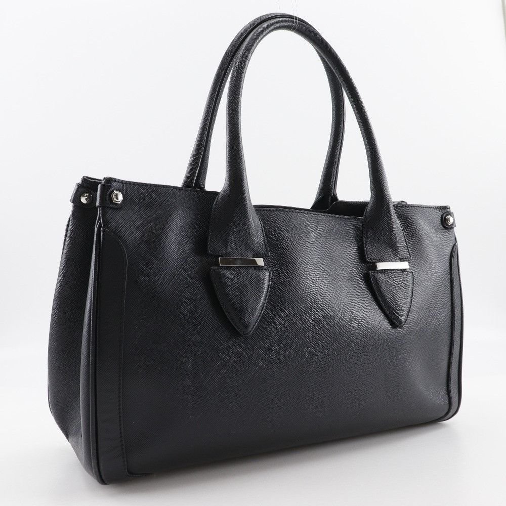 Salvatore Ferragamo Salvatore Ferragamo Salvatore Ferragamo Gancini Saffiano Handbag Leather Handbag DY-21 7814 DUTY FREE for USA Size ONE SIZE - 3 Thumbnail