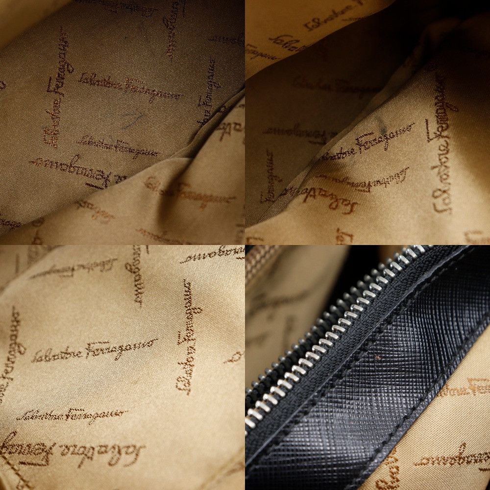 Salvatore Ferragamo Salvatore Ferragamo Salvatore Ferragamo Gancini Saffiano Handbag Leather Handbag DY-21 7814 DUTY FREE for USA Size ONE SIZE - 9 Thumbnail