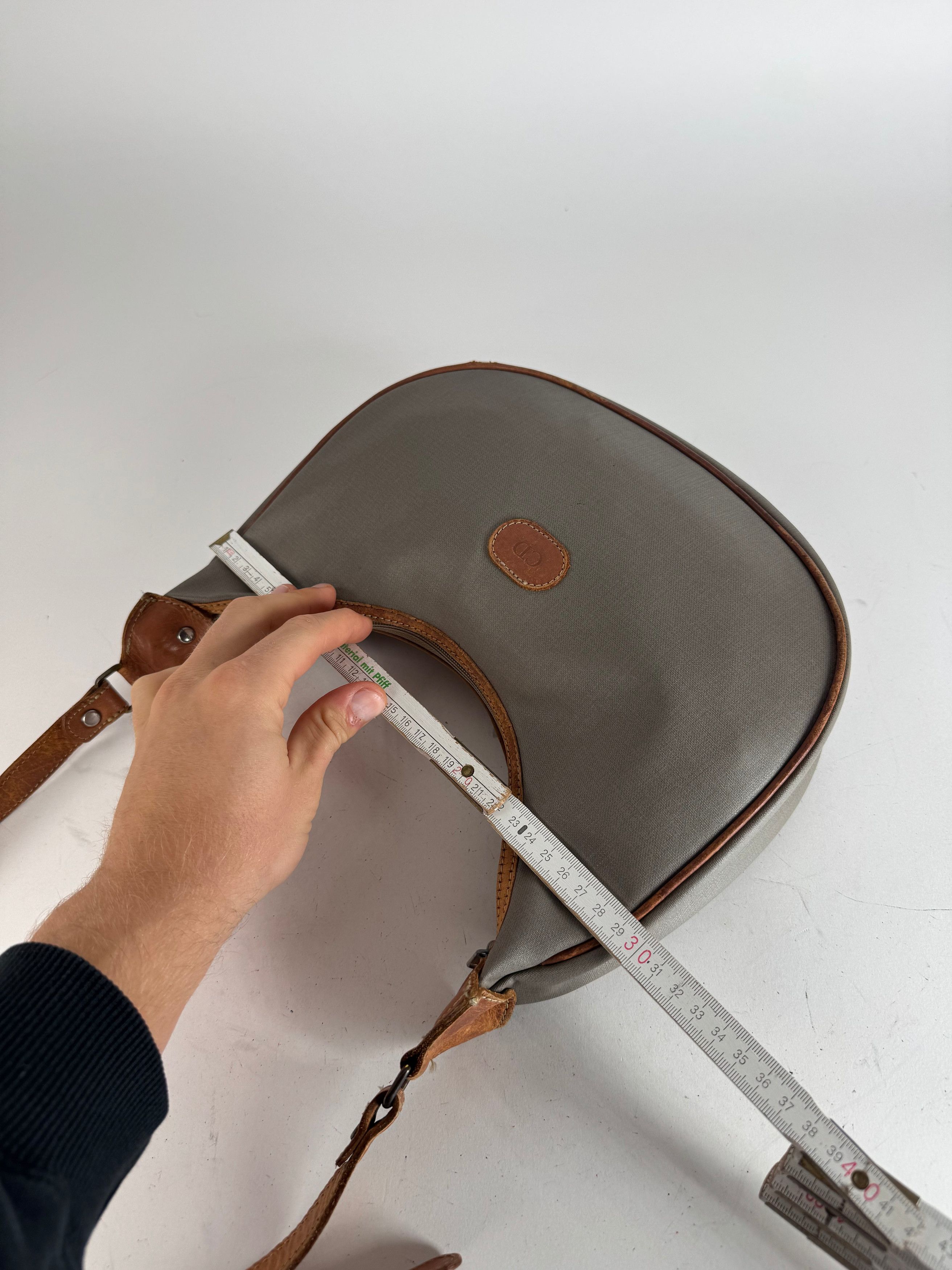 Vintage 2-Way Bag Grey Brown
