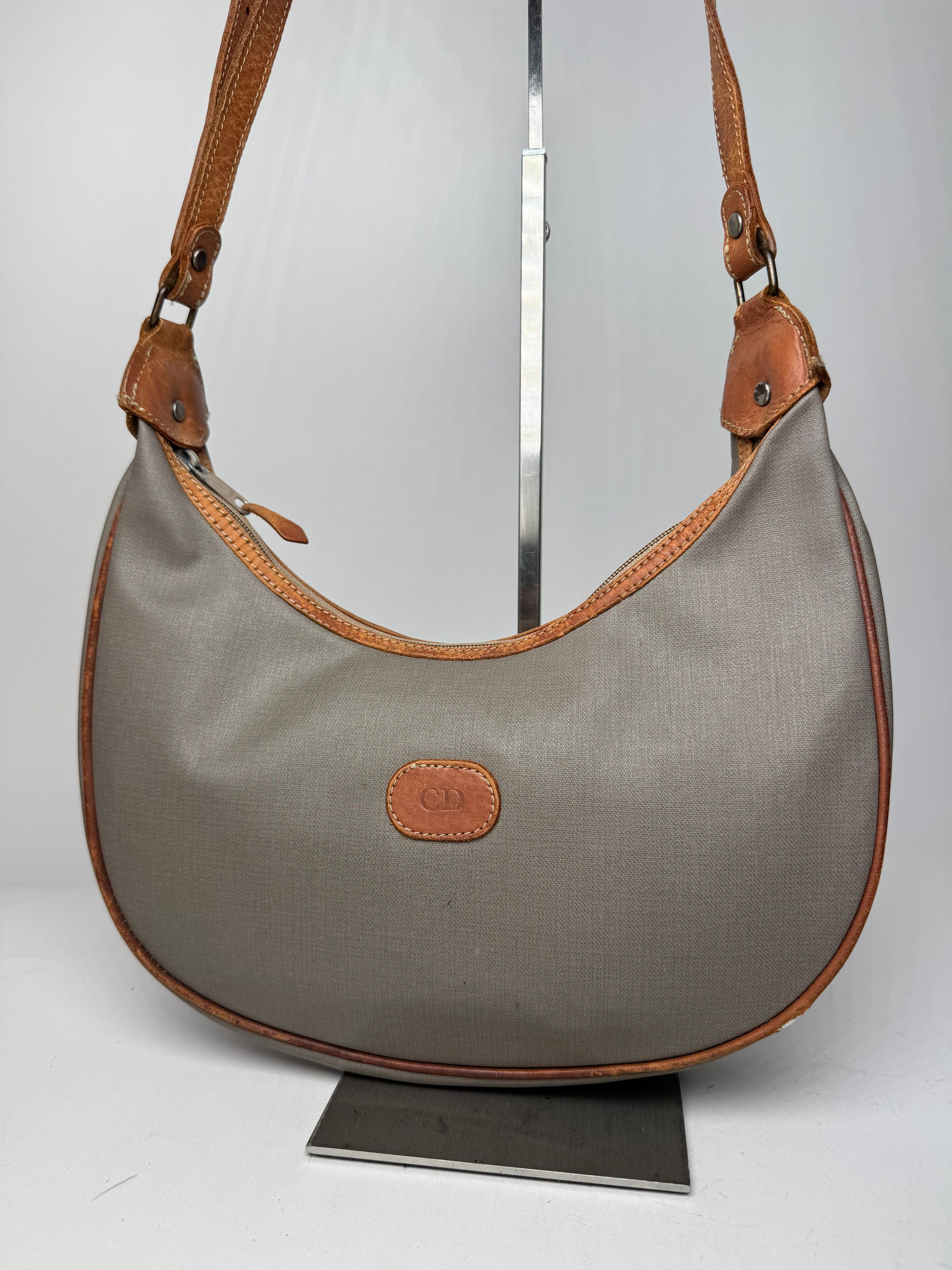 Vintage 2-Way Bag Grey Brown