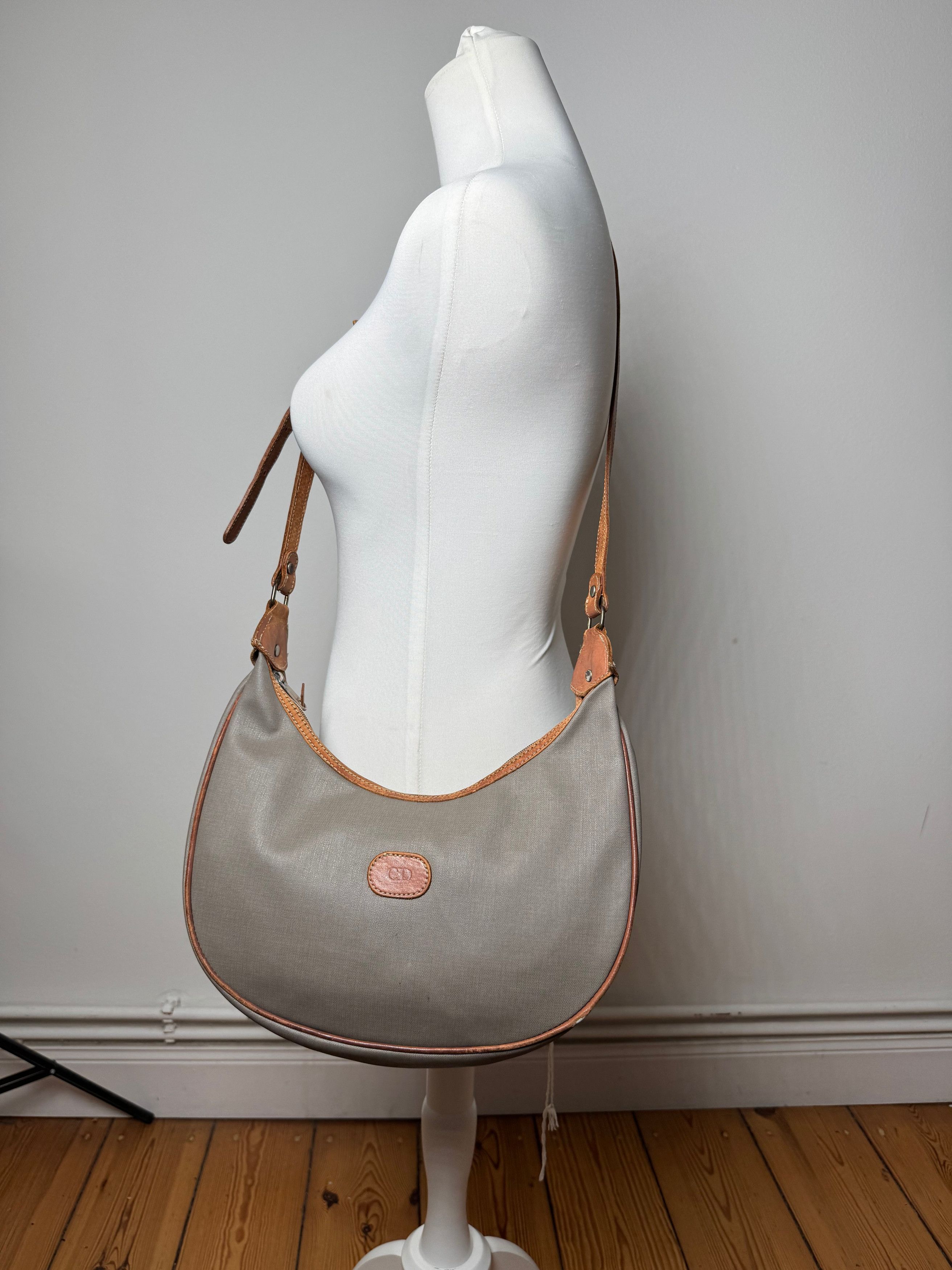 Vintage 2-Way Bag Grey Brown