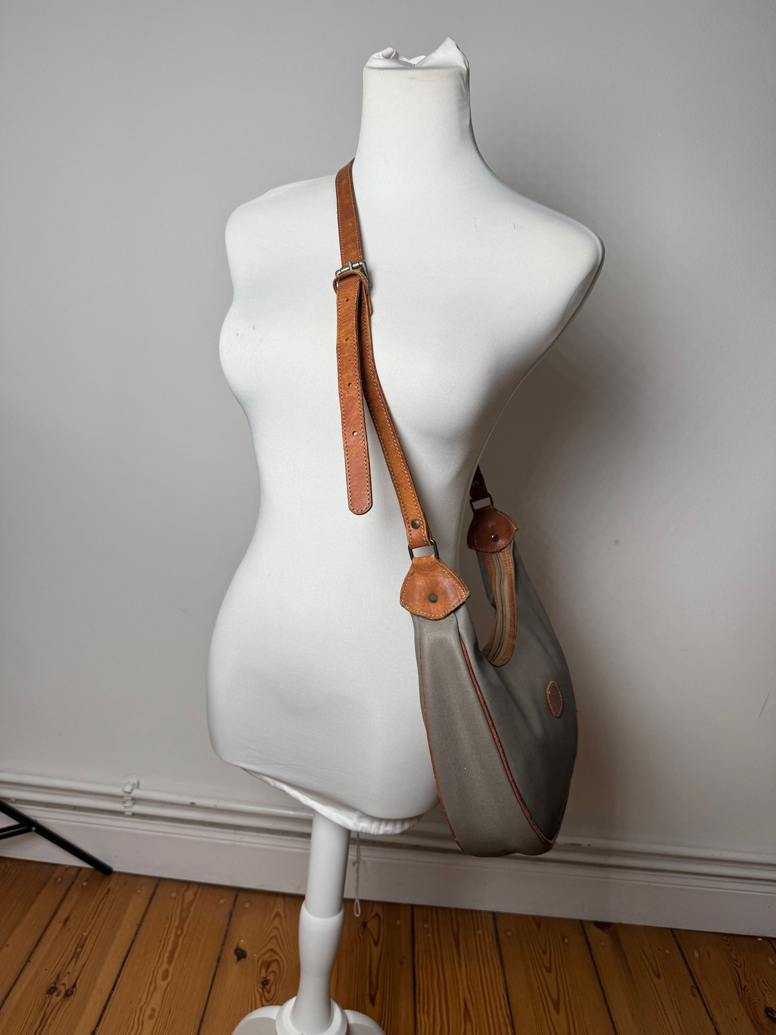 Vintage 2-Way Bag Grey Brown