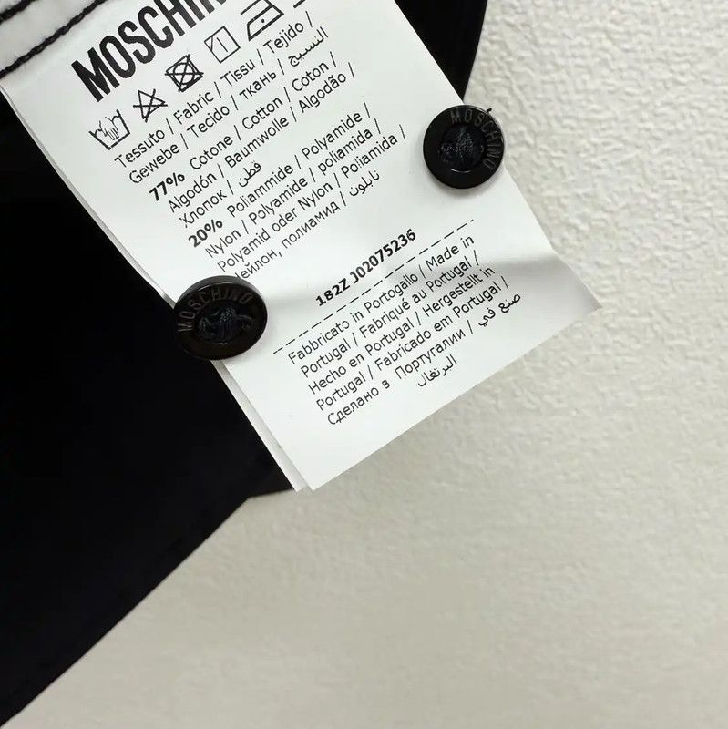 Moschino Moschino Black Long Sleeve Men's Shirt 0089 Size US L / EU 52-54 / 3 - 7 Thumbnail
