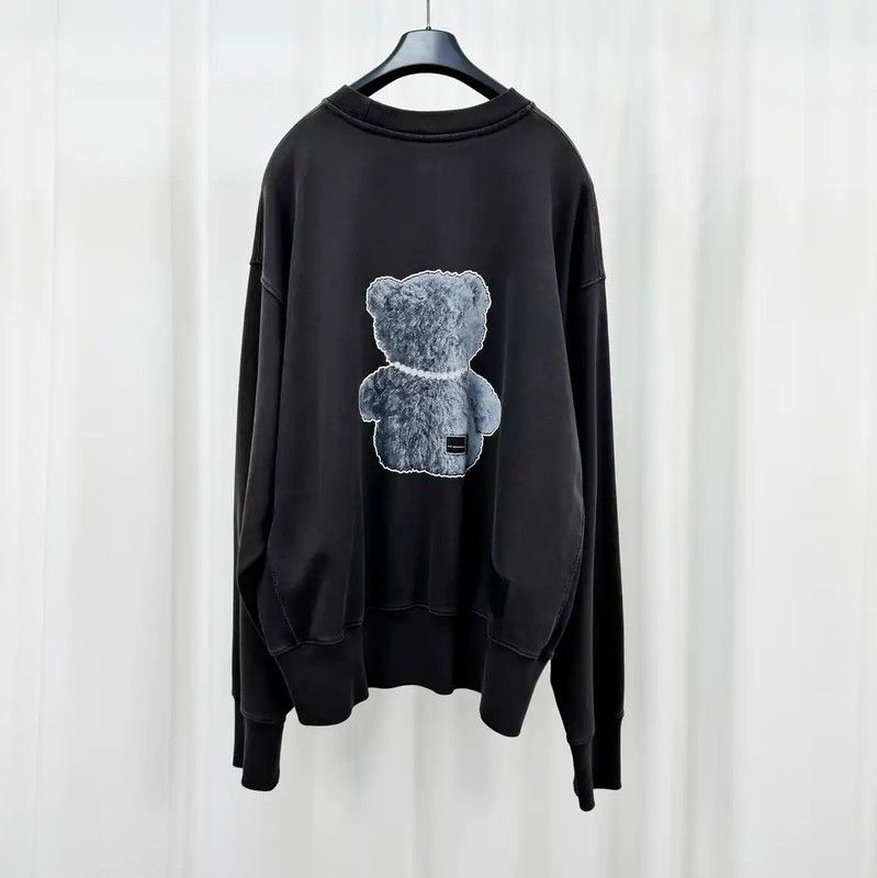 Moschino Moschino Black Bear Graphic Long Sleeve Sweatshirt 0089 Size US M / EU 48-50 / 2 - 2 Thumbnail