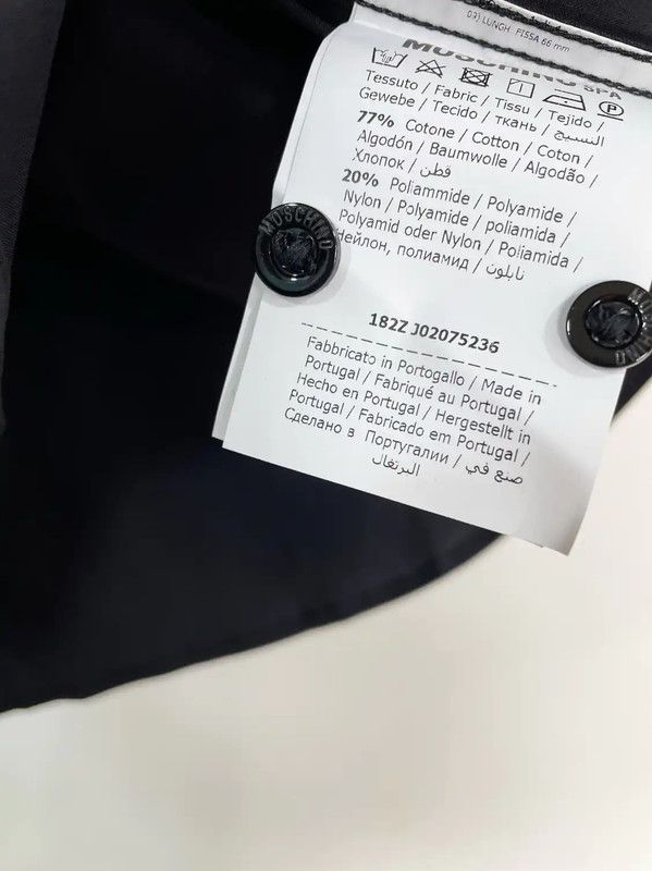 Moschino Moschino Black Cotton Long Sleeve Shirt 0089 Size US M / EU 48-50 / 2 - 5 Thumbnail