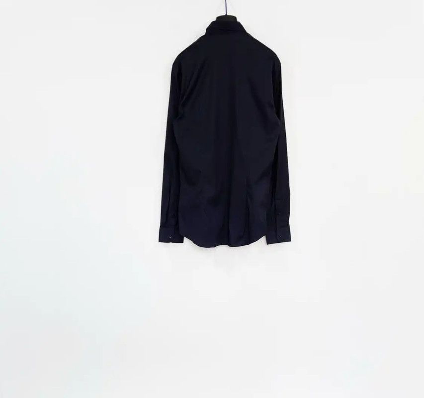 Moschino Moschino Black Cotton Long Sleeve Shirt 0089 Size US M / EU 48-50 / 2 - 2 Thumbnail
